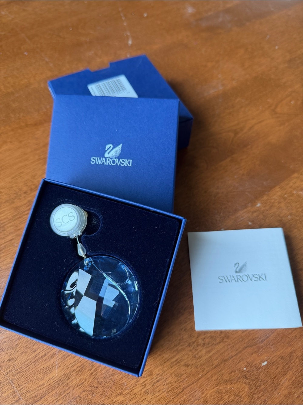 Swarovski Members 2008 Hanging Sun catcher in blue
